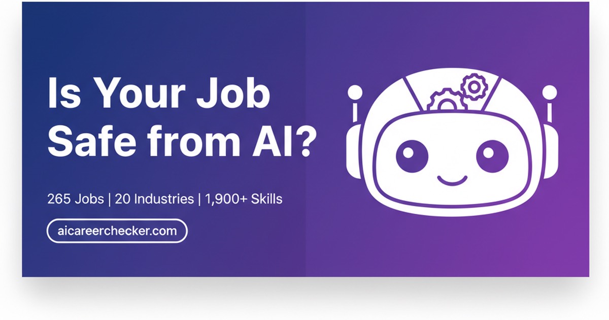 AI Career Checker — Is Your Job Safe from AI?